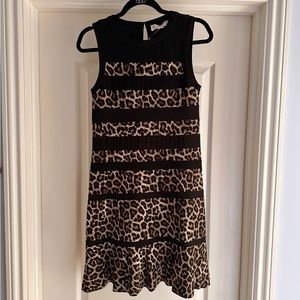 Michael Kors leopard print casual dress
